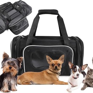 Smiling Paws Pets Airline Approved Pet Carrier for Small Pets